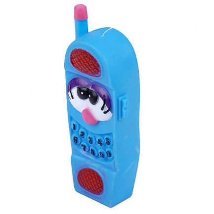 Jucărie pentru câini, formă de telefon mobil, Dogi, 5x15 cm, albastră