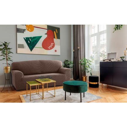 Husă elastică pentru canapea, 140-180cm, EasyCover Elite, cappuccino