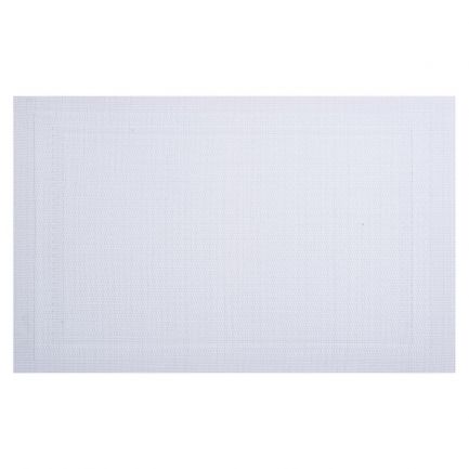 Suport pentru farfurie, dreptunghiular, 30x45 cm, plastic, alb